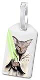 from Luggage Tags Star Wars Yoda Cat Luggage Tag