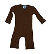 Kicky Pants Coverall, Bark, 12-18 Months