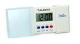 Talking Digital Travel Alarm Clock in Protective Case