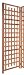 Outdoor Living : Western Red Cedar Wood Garden Trellis Screen Panel