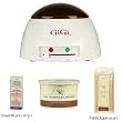Gigi Honee Combo #1 Economy Warmer With All Purpose Honee - Small Strips & Wood Applicators