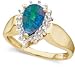 Opal and Diamond Ring