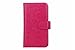 S5 Case, Galaxy S5 Case - Egrace Vintage Classic Wallet Case Hard Shell Skin Case [Stand View] Samsung S5 Premium PU [Wallet Case] Leather Case with Built-in 9 Card Slots Galaxy S5 / Galaxy SV / Galaxy S V (2014) (Hot Pink)