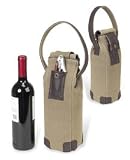 Picnic at Ascot 315HU Hudson Single Bottle Carrier Rugged Khaki