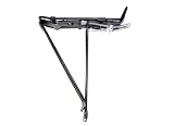 Adjustable Spring Clip Alloy Pannier Rack Black
