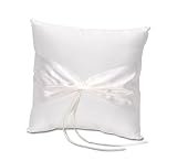 Darice VL37, Ring Pillow Design Your Own, Cream