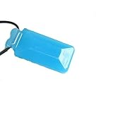 Chewable Jewels Rectangle Necklace Blue