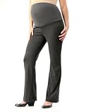 Motherhood Maternity: Petite Secret Fit Belly(tm) Ponte Stretch Fabric Fit And Flare Maternity Pants