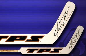 Dwayne Roloson Signed TPS Model Hockey Stick