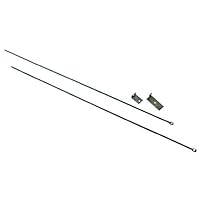 Uniflame Adjustable Fireplace Curtain Rod Kit