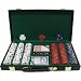 300 13 Gm Pro Clay Casino Chips W/ Deluxe Case