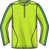 Adidas Herren Langarm Laufshirt Response DS, slime/sharp blue, S Preisvergleich