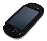 COSMOS ® Black Color Silicone bumper protection case cover for Playstation PS VITA & Cosmos Brand LCD Touch Screen Cleaning Cloth