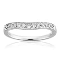 Curved Diamond Band 1/6ctw