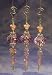 Pink & Gold Swirl Finial Icicle Christmas Ornament 6