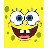 Spongebob Squarepants Fleece Blanket Throw Face Sponge Bob