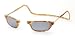 CliC Adjustable Front Connect Ready Sunglass Reader,  1.75 Strength, Light Tortoise
