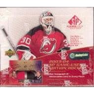 2003 04 Upper Deck SP Game Used Cards Unopened Hockey Hobby Box (Game Used or Auto per... by
