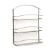 Spectrum 45478 Euro Wall Mount Spice Rack, Satin Nickel