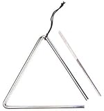 DD 6" Music Percussion Triangle, Striker, Holder & Case