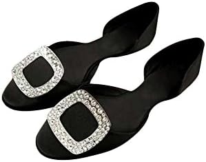 CHRIS HEELS Ladies Casual Ballet Slip On Flats Miss Mars Veau Velours Shoes Black