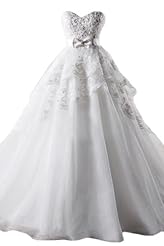 2014  Lace-Up  Sweetheart  Ball Gown  Dress With a Bow(s)