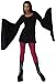 Short Velvet Gothic Dress - Mod Gothic Chic or Great for Halloween costume too!