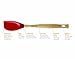 Le Creuset Revolution Silicone Right Handed Saute Spoon, Cherry