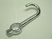 Elements of Design EFPR105 Riser Hook Brass Forged with Chrome Plating, Chrome