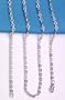 �t���b�g�A�Y�L �`�F�[�� ��3mm 60cm �T�[�W�J���X�e�����X316L �l�b�N���X