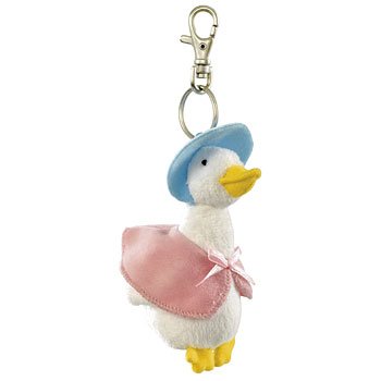 Childrens Toyshop  Toys : Jemima Puddle-duck keyring / keychain
