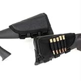 Ammo Cheek Pad, Rifle, Holds 5, w HawkTex, Black by Blackhawk