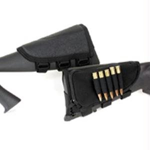 Ammo Cheek Pad, Rifle, Holds 5, w HawkTex, Black by Blackhawk