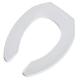 Mayfair 1955C-000 Commercial White Plastic Toilet Seat