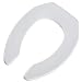 Mayfair 1955C-000 Commercial White Plastic Toilet Seat