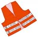 LEINA-WERKE Pannenwarnweste PVC DIN EN 471 orange Art.-No. 25912726