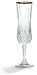 Cristal D'Arques Longchamp Gold Flute,  Set of 4