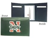 Nebraska Huskers Embroidered Leather Tri-Fold Wallet