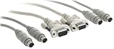 Belkin Components 4-Pack 6ft PS2 KVM Cable Kit for omniview PS2