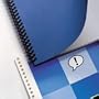 Binding Machine Grain Textured Covers, Sky Blue, 100 Sets/Box