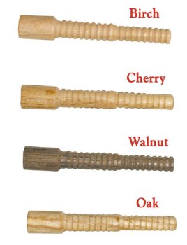 Miller Dowels Mini X 1 5/8 Long 1/4 Diameter Cap Birch (Bag 40)