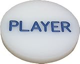Acrylic Player Button for Texas Hold'em Poker