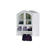 Arch Top Wall Cabinet - White