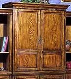Classical Oak Finish TV Armoire