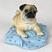 Pug Figurine - MyDog (Fawn)