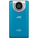 JVC Picsio GC-FM-2 Pocket Video Camera (Blue) NEWEST VERSION