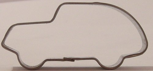 Stampino per biscotti - acciaio inox - 5 cm - disegno a forma di auto