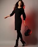 DKNYC Three-Quarter-Sleeve Sweater Dress