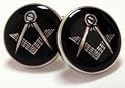 Stainless Steel Freemason Masonic Cufflinks Cuff Links