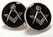 Stainless Steel Freemason Masonic Cufflinks Cuff Links